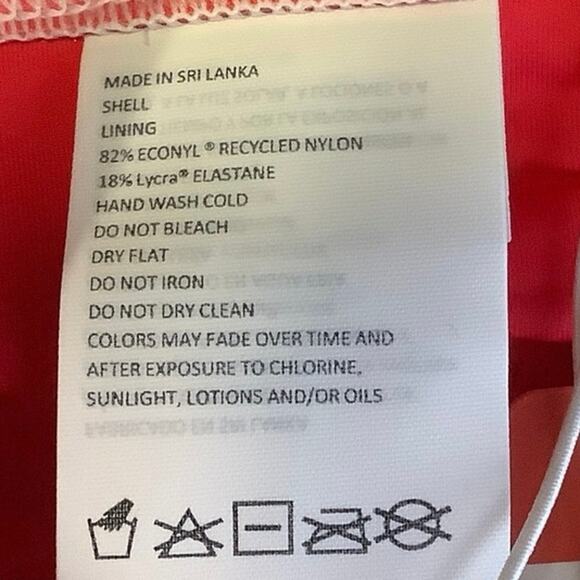 prAna Size M Pink Tropics Aurelia Swim Bikini Bottom High Waisted Swimwear Q5-3 - Picture 7 of 9